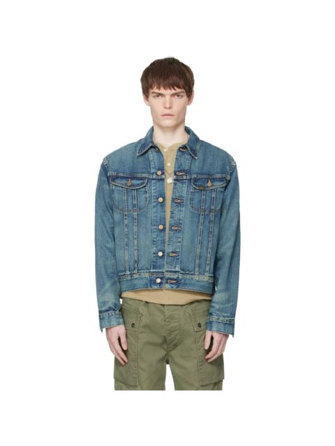 RRL by Ralph Lauren Blue Leeland Denim Trucker Jacket