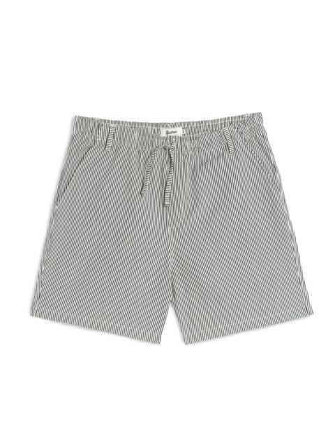 Bather Navy Pinstripe Leisure Short
