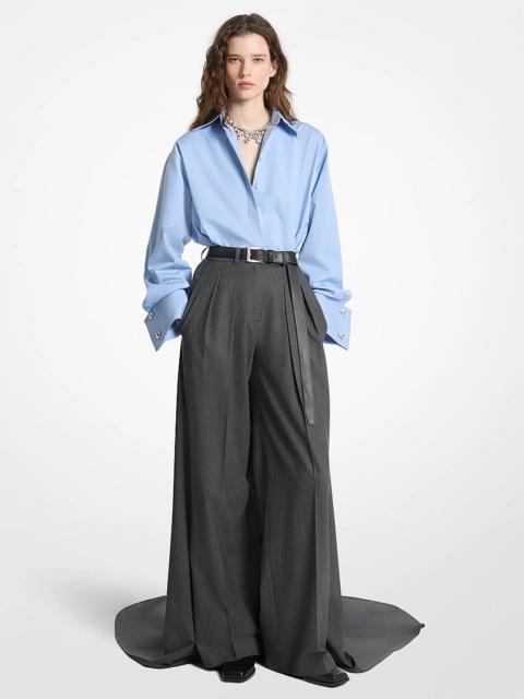 MICHAEL KORS COLLECTION Stretch Wool Opera Trousers