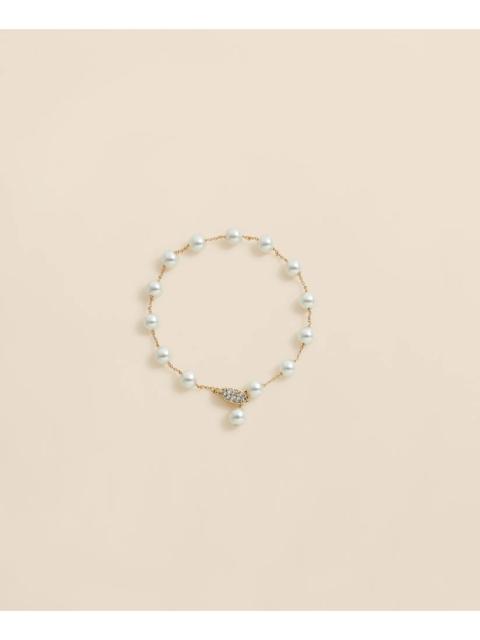 Brooks Brothers Faux-Pearl Chain Bracelet