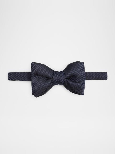 TOM FORD Men's Silk Zig-Zag Bow Tie
