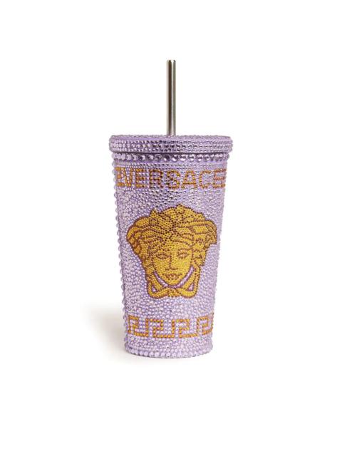 VERSACE Medusa crystal-embellished travel cup