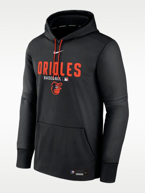 Nike Baltimore Orioles Authentic Collection Men's Nike Therma MLB Pullover Hoodie