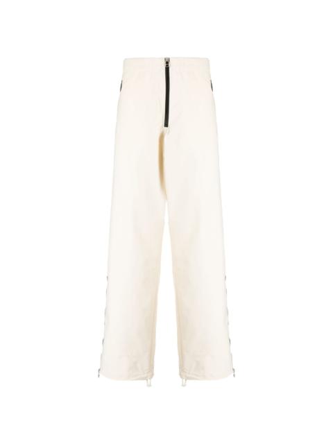 OAMC zip-detail wide-leg trousers