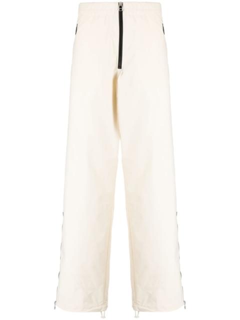 OAMC zip-detail wide-leg trousers