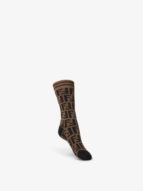 FENDI Multicolor terrycloth socks