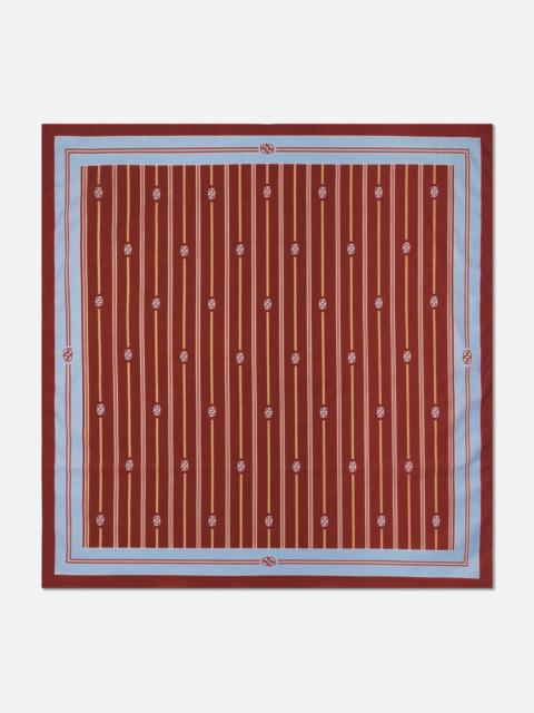 Drôle de Monsieur FOULARD RAYURE MONOGRAMME