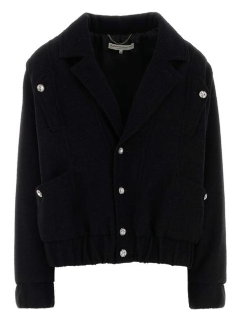 Alessandra Rich long-sleeve bomber jacket