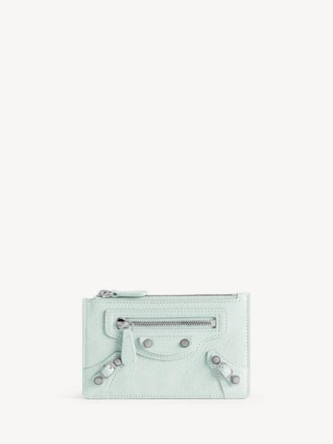 BALENCIAGA Women's Le City Long Coin And Card Holder in Almond Green