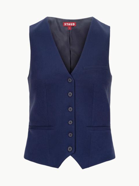 STAUD STAUD BRETT VEST NAVY
