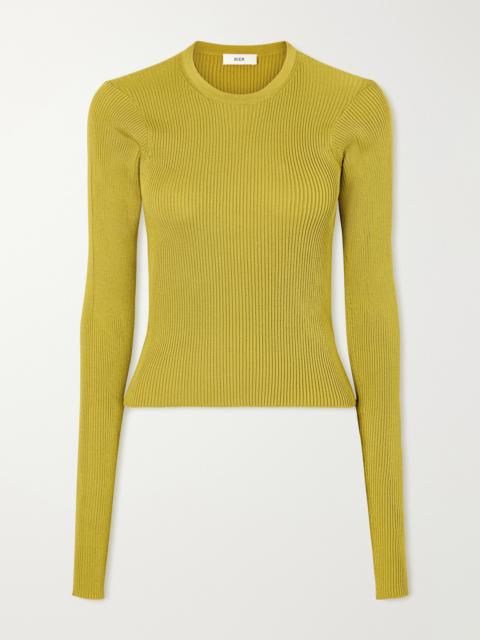 RIER Ribbed Silk T-shirt