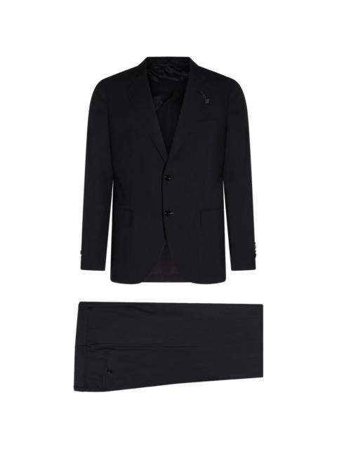 LARDINI notched-lapel suit