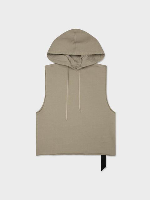 Rick Owens DRKSHDW HOODED TUNIC - MINERAL