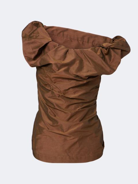 Vivienne Westwood Ginnie off-shoulder twill top