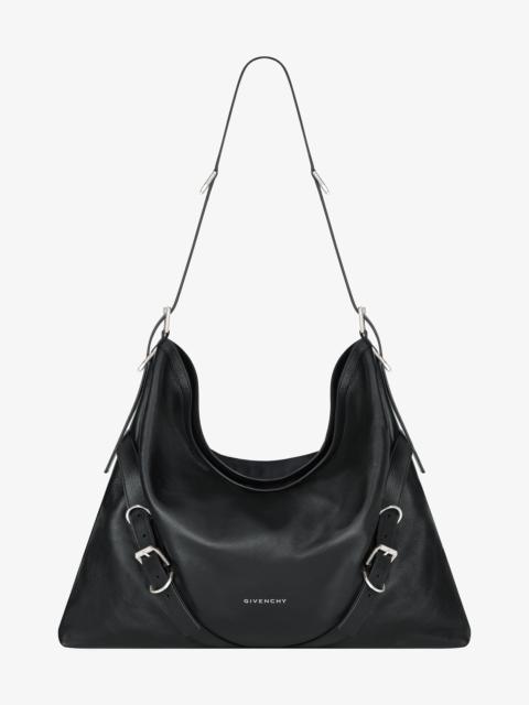 LARGE VOYOU BAG IN GRAINED LEATHER