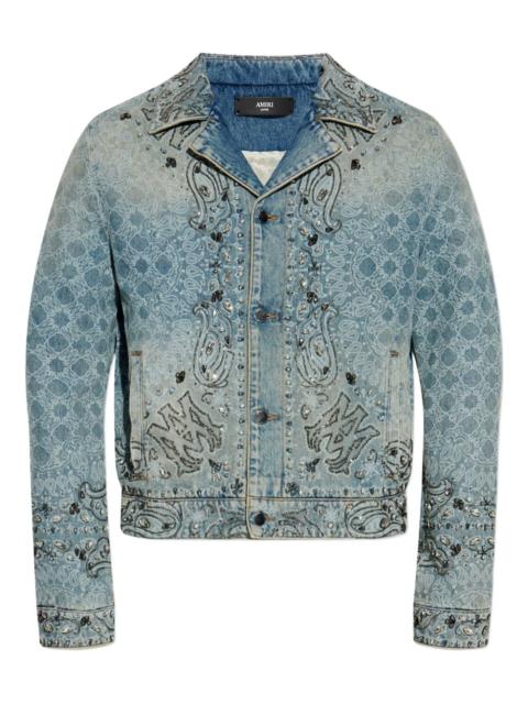 AMIRI embellished paisley jacket