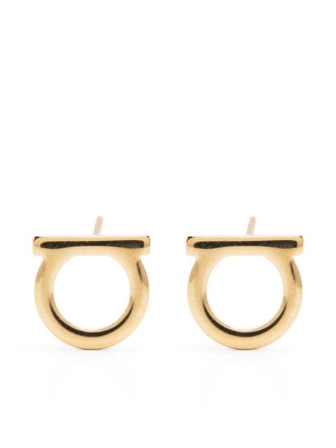 FERRAGAMO Gancini Earrings Gold-Colored Brass For Women Metallic
