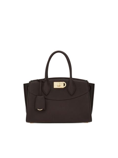 FERRAGAMO hardware satchel cross body bag