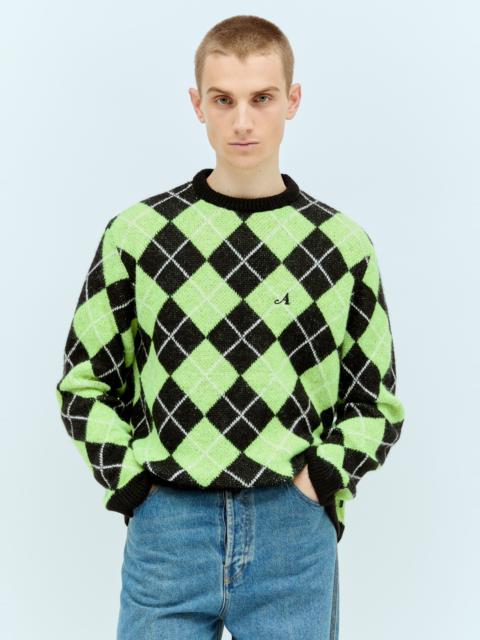 AWAKE NY Argyle Sweater