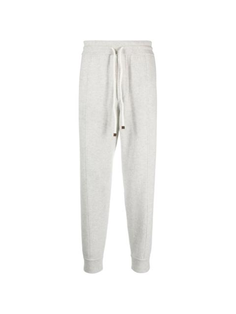 cashmere track trousers