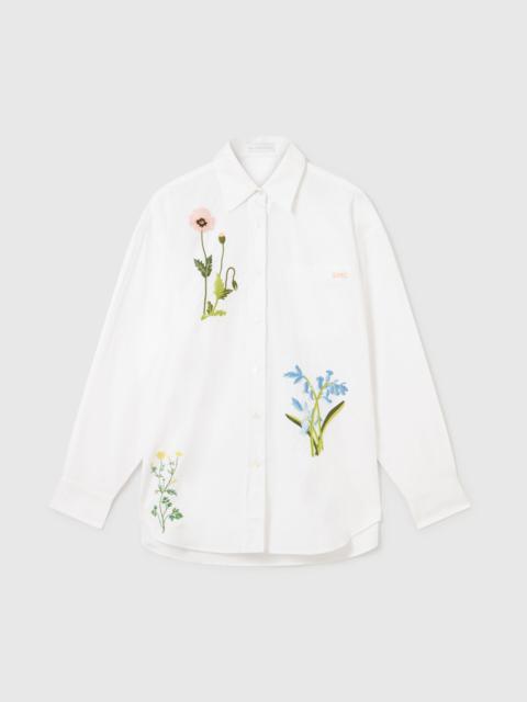Stella McCartney Floral Embroidered Shirt