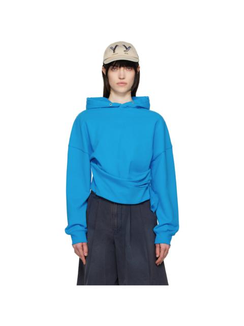 OPEN YY Pocket Washed Box Hoodie | club21 | REVERSIBLE