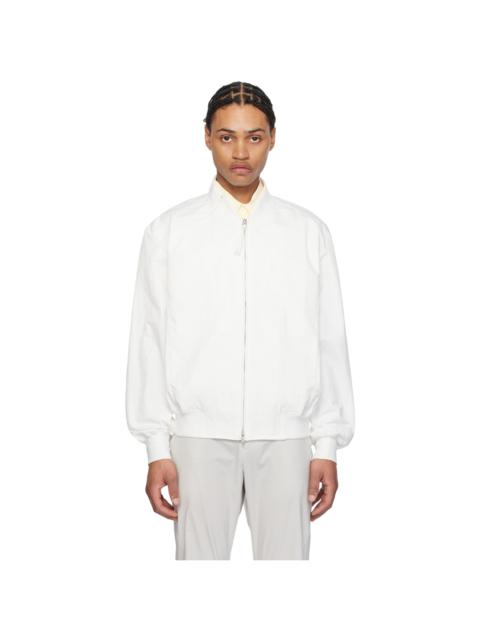POST ARCHIVE FACTION (PAF) White 6.0 Right Bomber Jacket