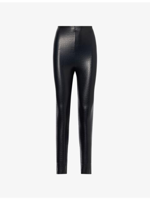 commando Animal-Print Faux Leather Leggings