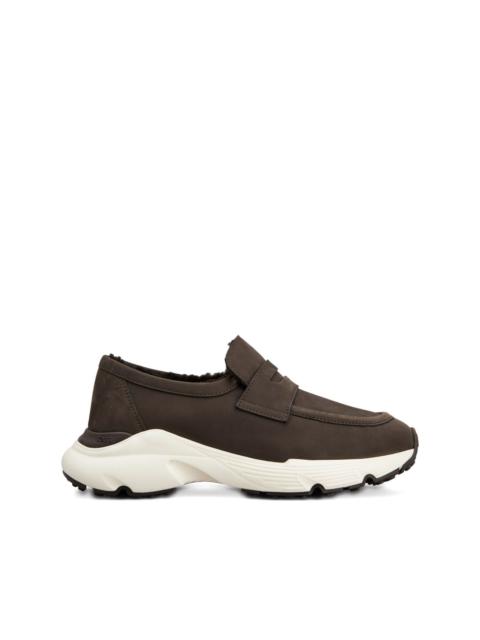 Tod's moccasin shearling trainers