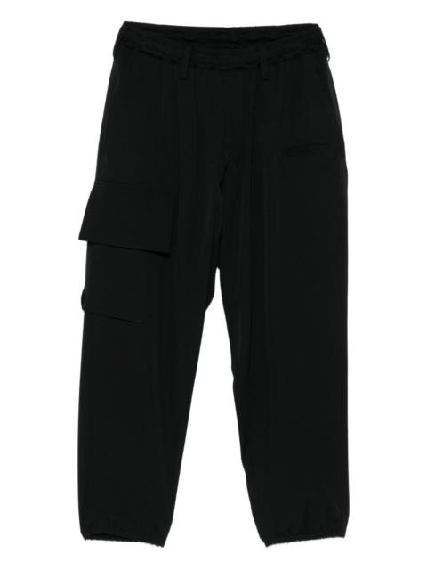 Yohji Yamamoto elasticated-cuff cargo pants