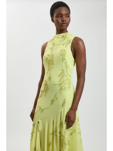 KAREN MILLEN Petite Beaded Cowl Detail Maxi Dress