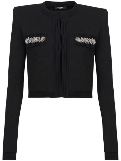 crystal-embellished cardigan