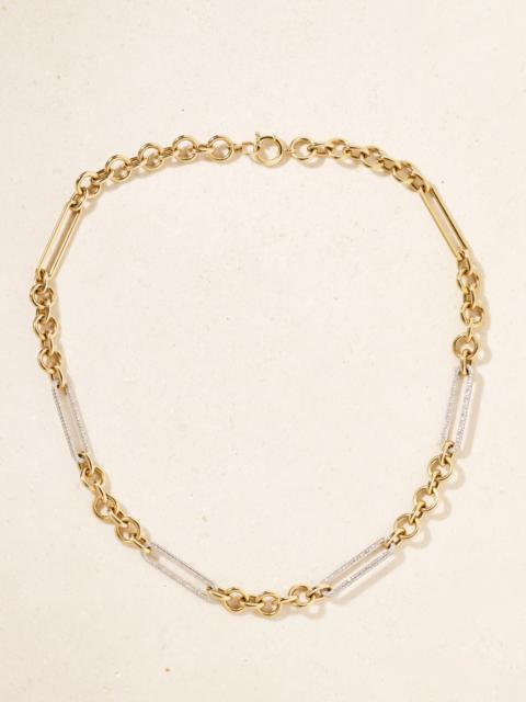 FOUNDRAE 18-karat Gold Diamond Necklace