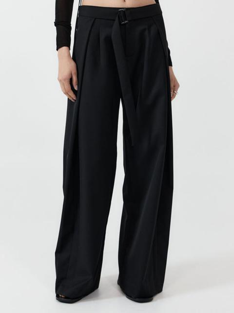 ST. AGNI Fold Trousers - Black