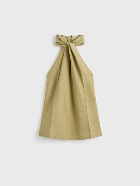 TOTEME Twist halter top cumin