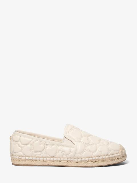 MICHAEL KORS Hastings Heart Embroidered Epadrille