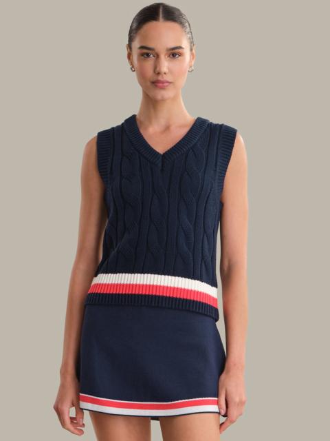 525 america Devon: Cable Knit Sweater Vest