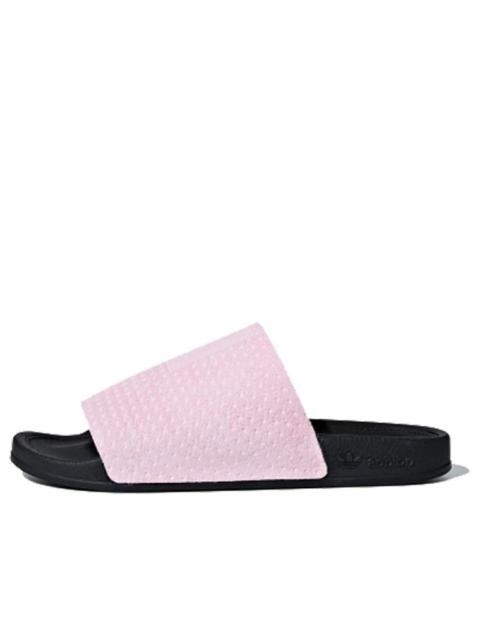 adidas (WMNS) adidas originals Adilette Luxe 'Pink Black' DA9016