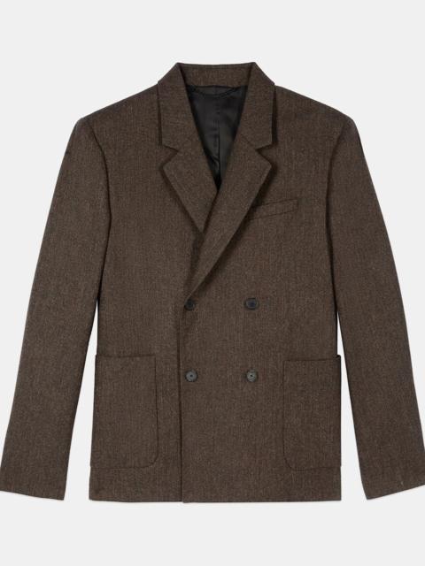 The Kooples BROWN WOOL SUIT JACKET