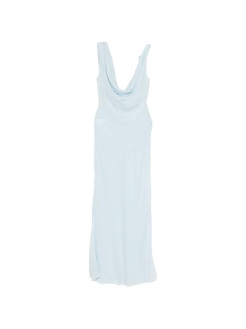 THE ANDAMANE Minerva cowl sleeveless maxi dress