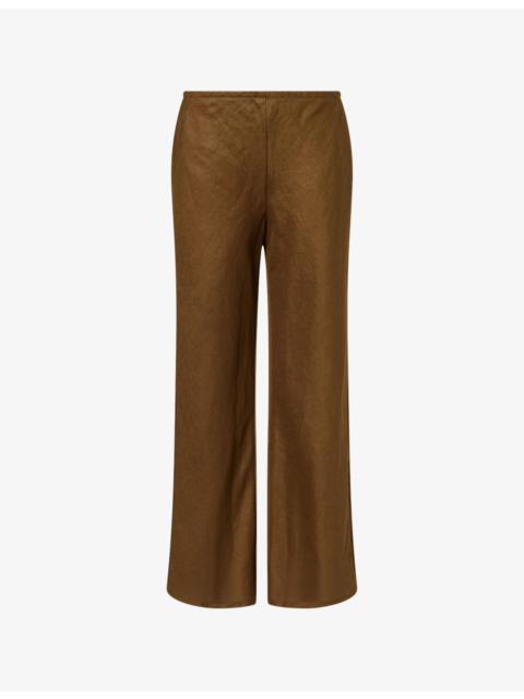 Reformation Gale Mid-Rise Linen Trousers