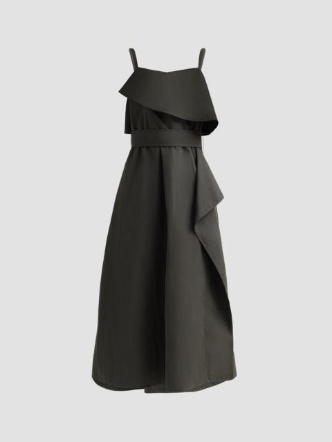 Proenza Schouler Women's Reign Cotton-Blend Midi Dress - Willow