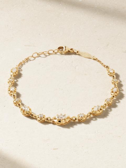 JACQUIE AICHE Sophia 14-karat Gold Diamond Bracelet