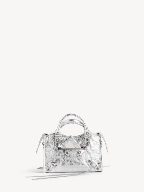 BALENCIAGA 여성 르 시티 미니 백 실버