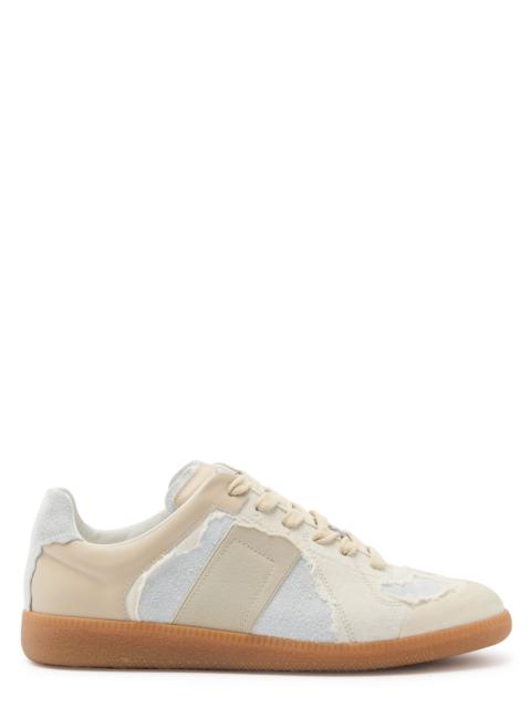 Replica panelled canvas sneakers