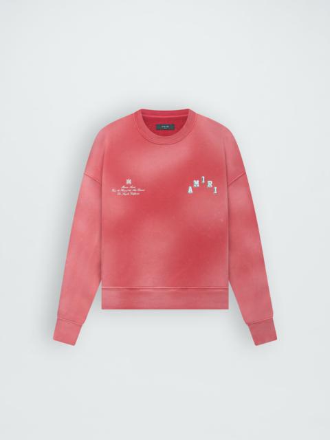 AMIRI VINTAGE COLLEGIATE CREW