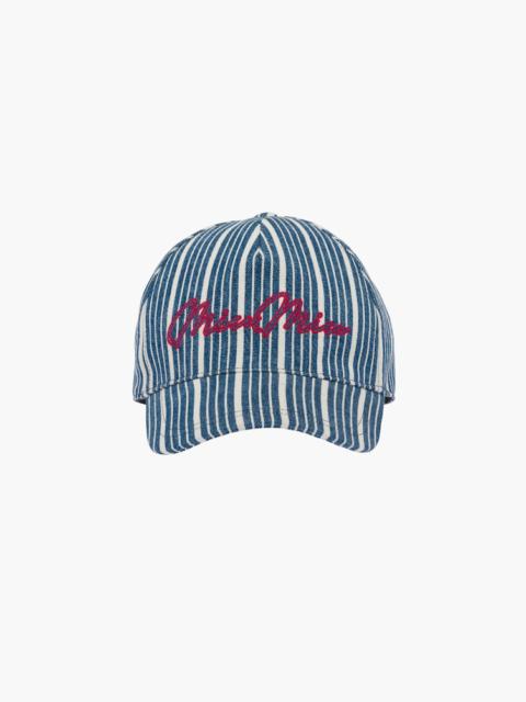 Miu Miu Printed denim baseball cap