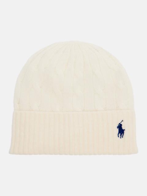 Polo Ralph Lauren Embroidered wool and cashmere beanie