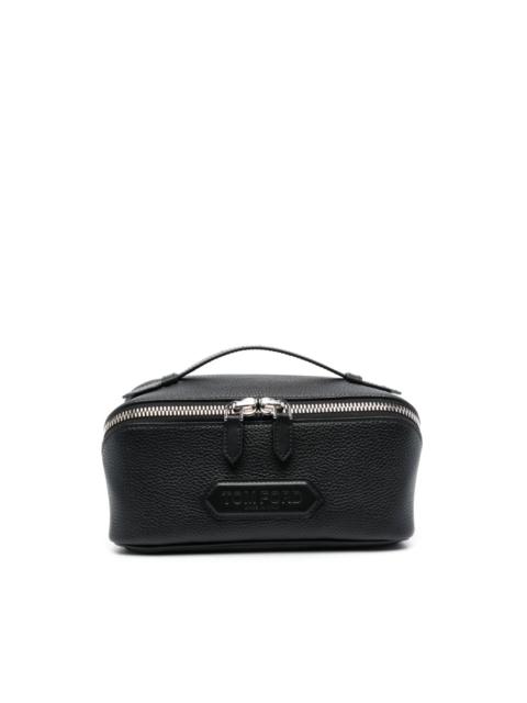 TOM FORD pebble-leather toiletry case