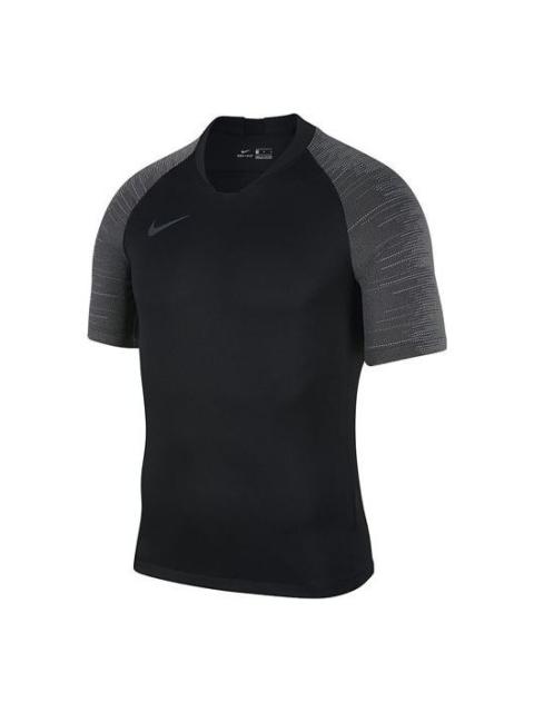 Nike Nike Breathe Strike Casual Soccer Training Sport Short Sleeve Men's Black AT5871-010